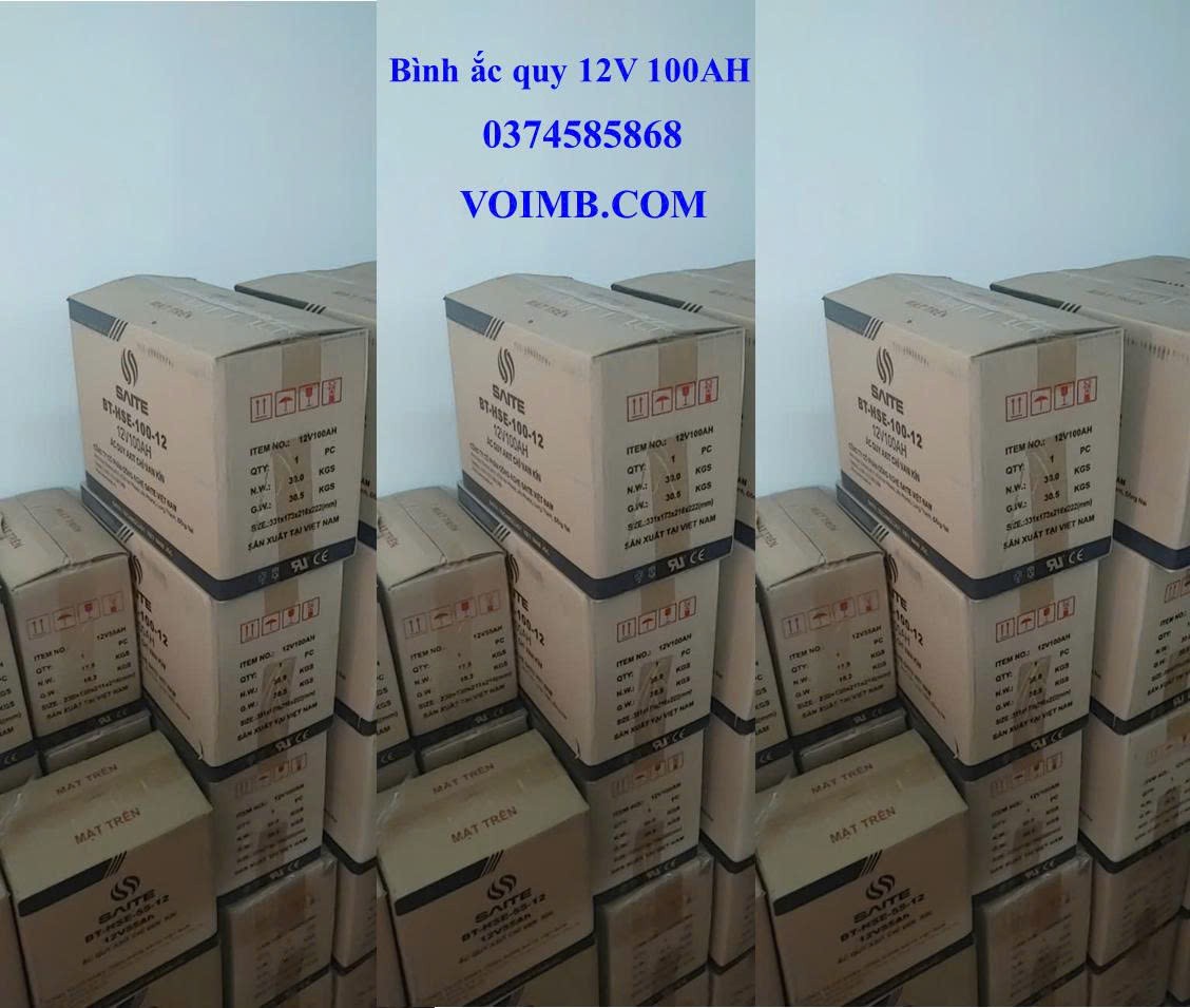Ắc quy&nbsp;12V 100Ah